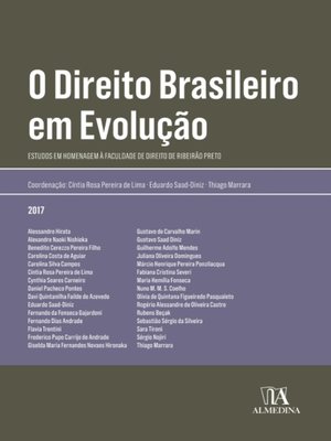 cover image of O Direito Brasileiro em Evolução